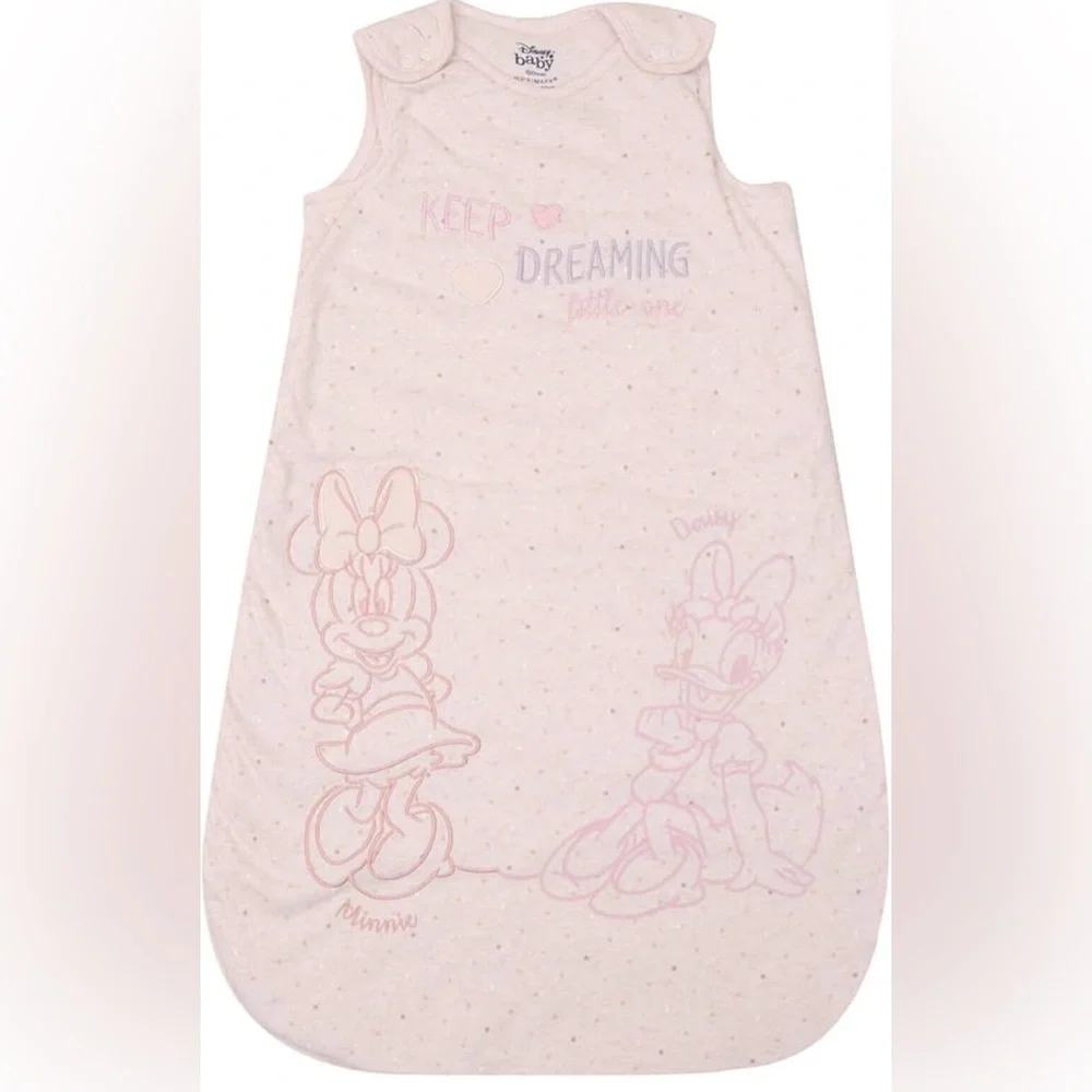 Disney Baby Minnie Mouse & Daisy SleepSack – Pink, Size 0–6‎ Months